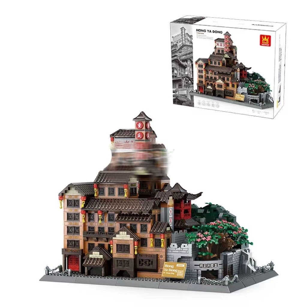 image-Wange Building Block Street View Children's Toys