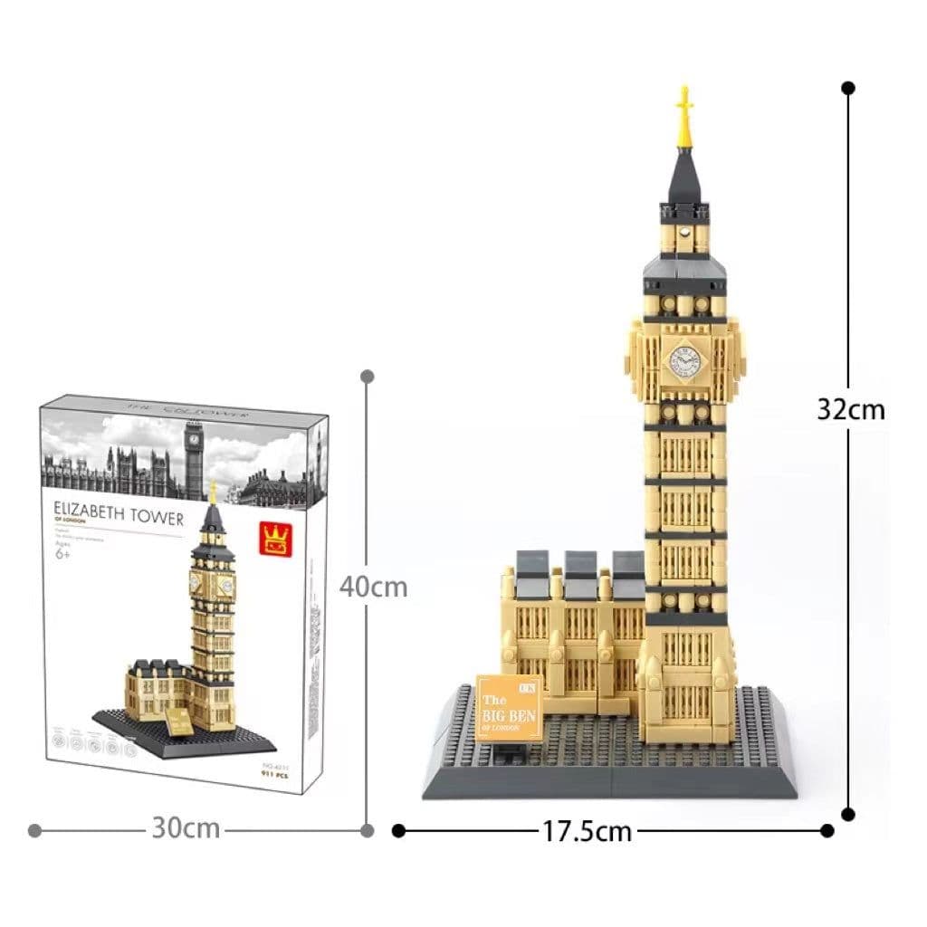 image-Wange Building Block Street View Children's Toys