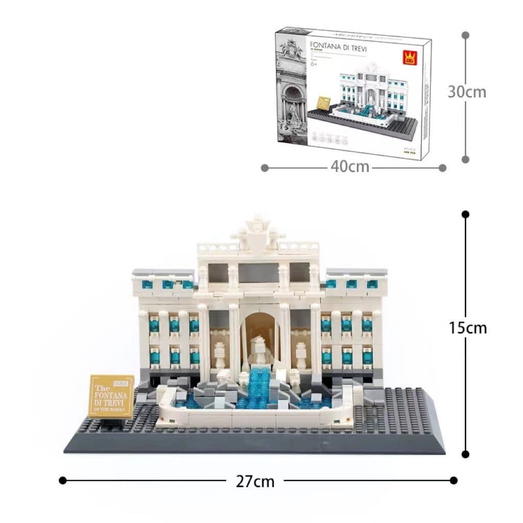 image-Wange Building Block Street View Children's Toys