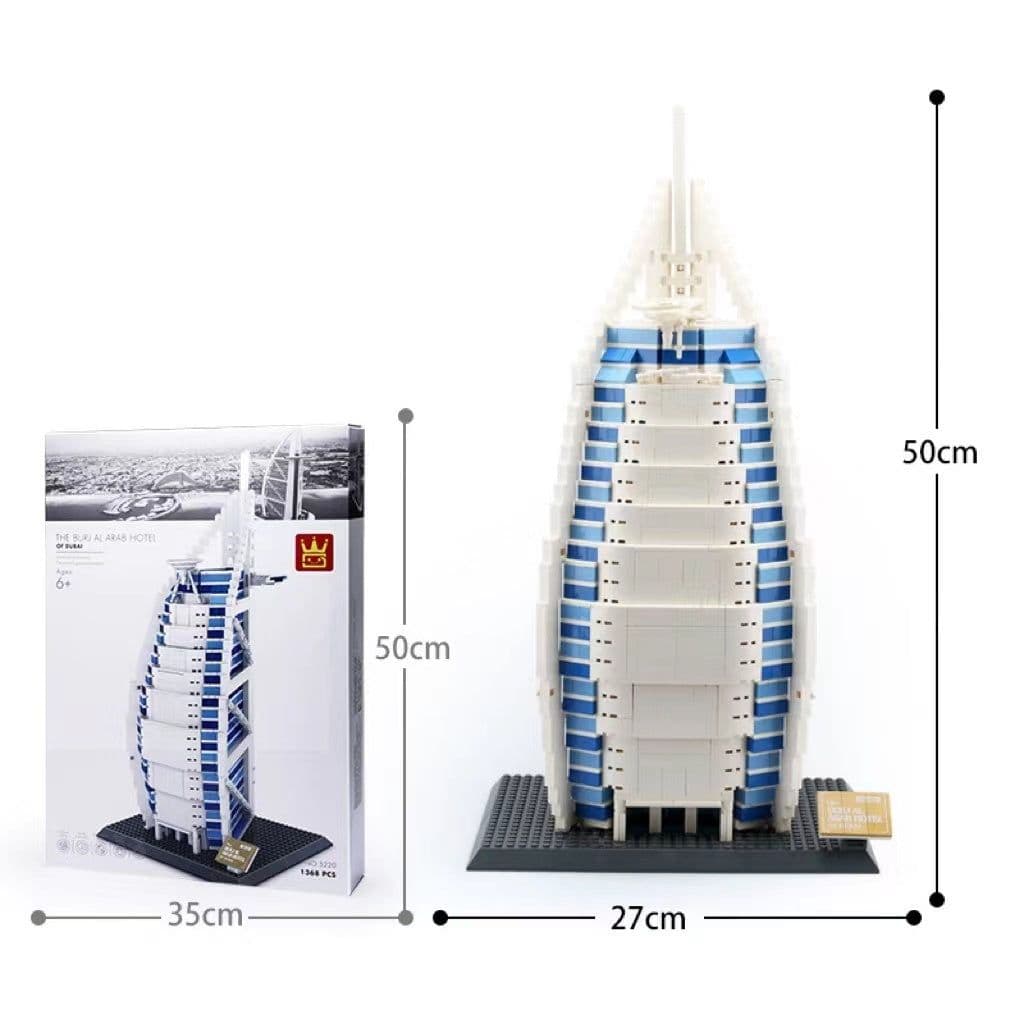 image-Wange Building Block Street View Children's Toys