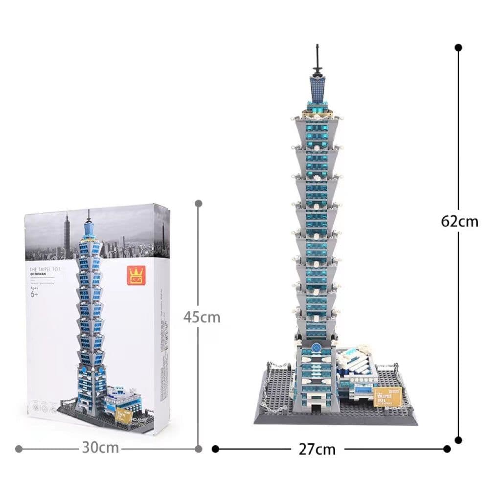 image-Wange Building Block Street View Children's Toys