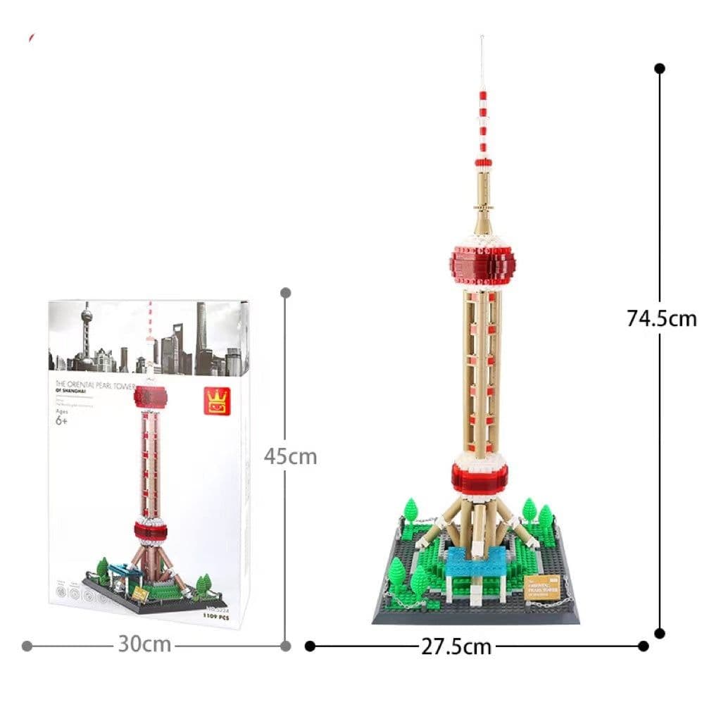image-Wange Building Block Street View Children's Toys