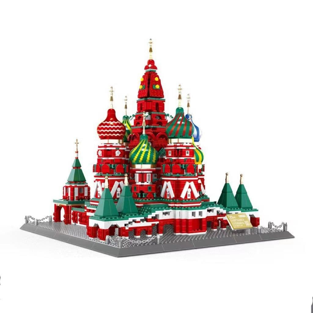 image-Wange Building Block Street View Children's Toys