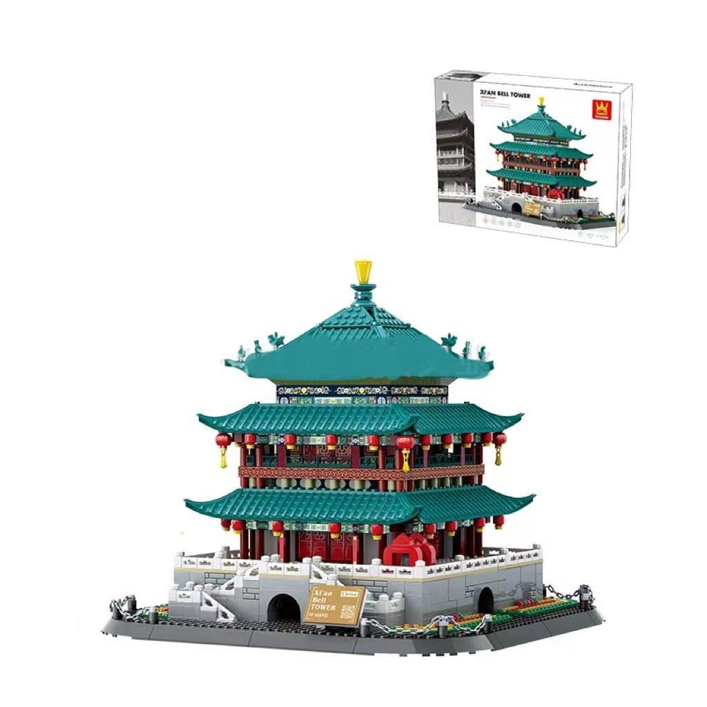 image-Wange Building Block Street View Children's Toys