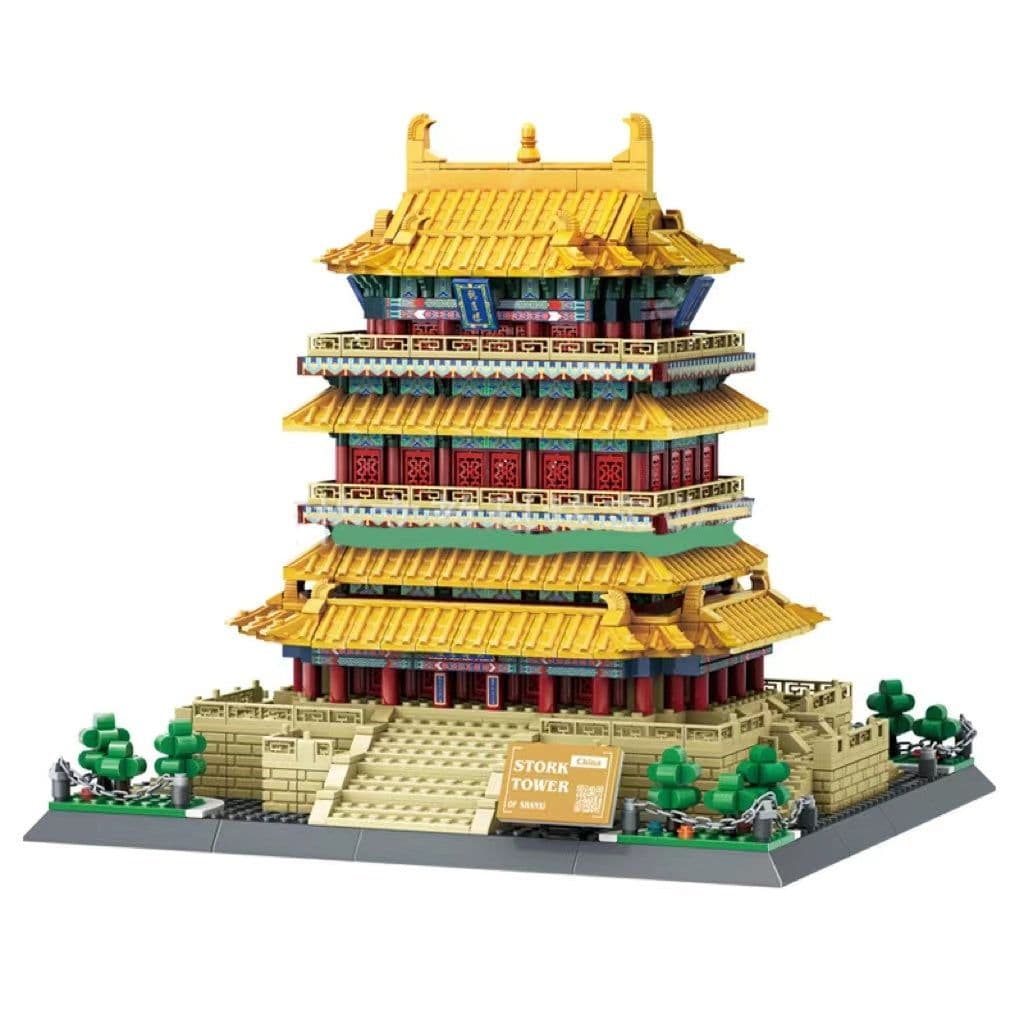 image-Wange Building Block Street View Children's Toys