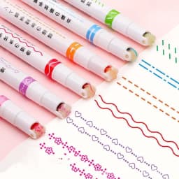 image-Net Celebrity Creative Curve Pen Roller Outline Pen Student Hand Ledger Line Paintbrush
