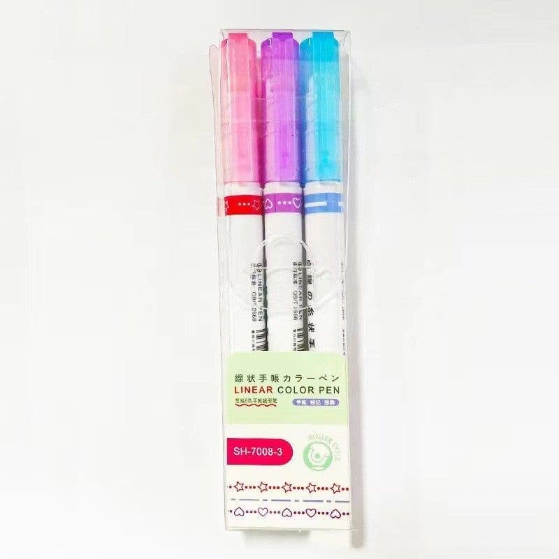 image-Net Celebrity Creative Curve Pen Roller Outline Pen Student Hand Ledger Line Paintbrush