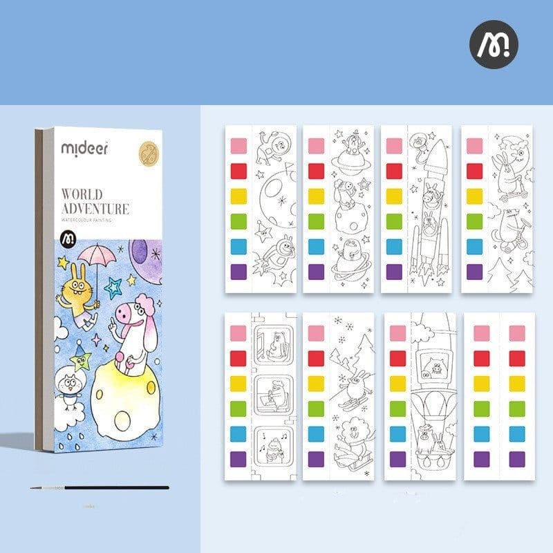 image-Children's Gouache Graffiti Picture Book Princess Painting Coloring Book