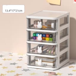 image-Desktop Storage Box Small Drawer Type Children's Hair Clip Headwear Organizing Box