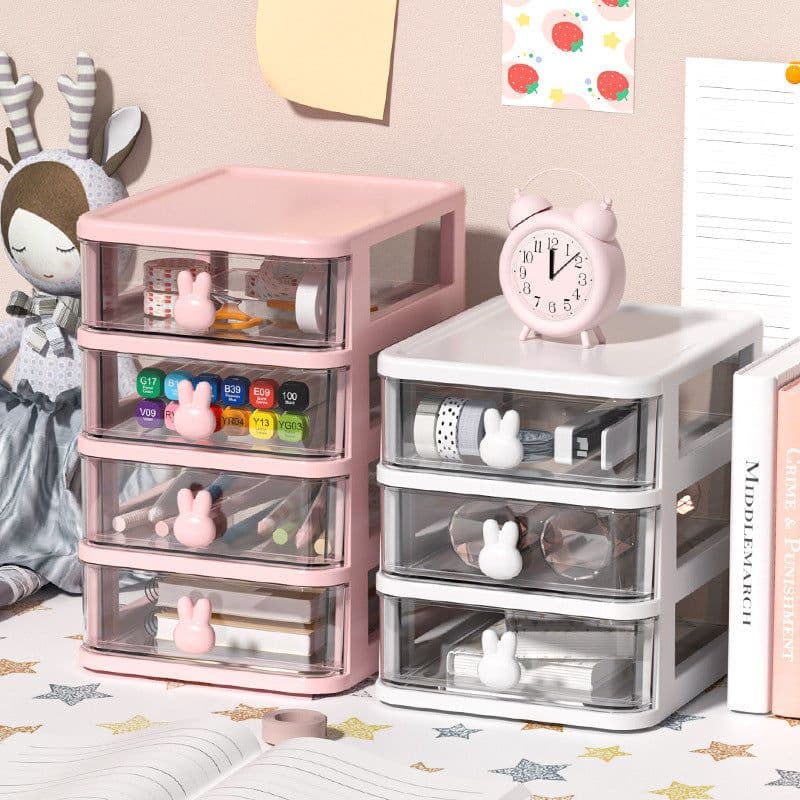 image-Desktop Storage Box Small Drawer Type Children's Hair Clip Headwear Organizing Box