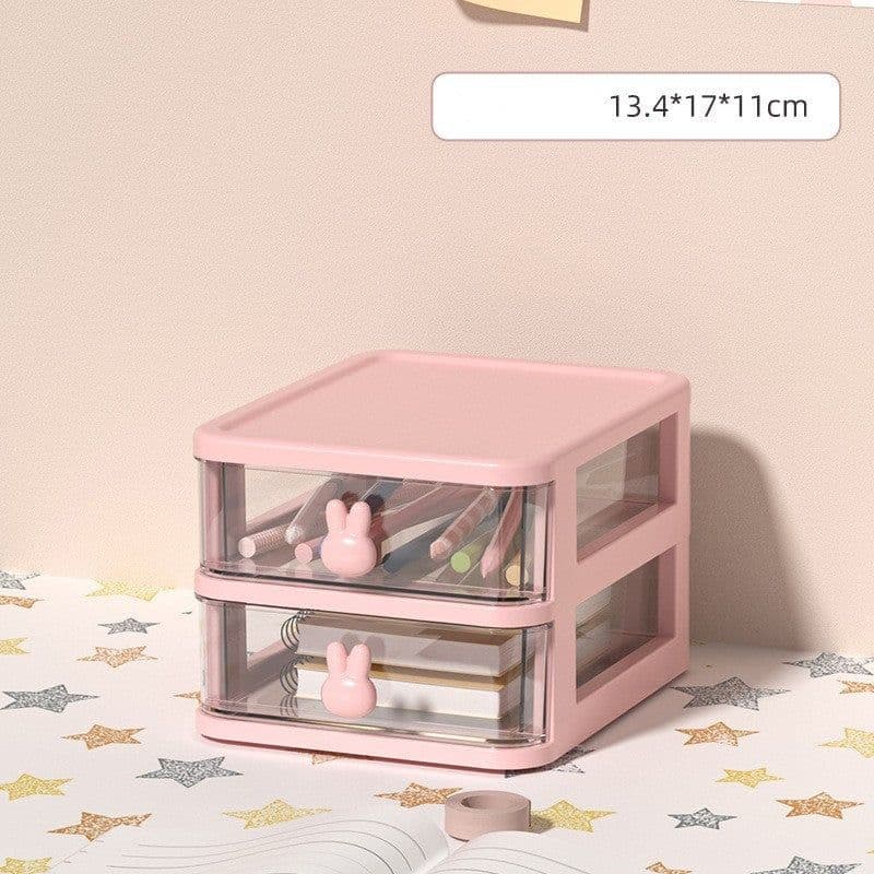 image-Desktop Storage Box Small Drawer Type Children's Hair Clip Headwear Organizing Box