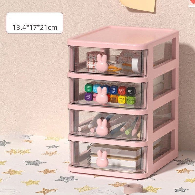 image-Desktop Storage Box Small Drawer Type Children's Hair Clip Headwear Organizing Box