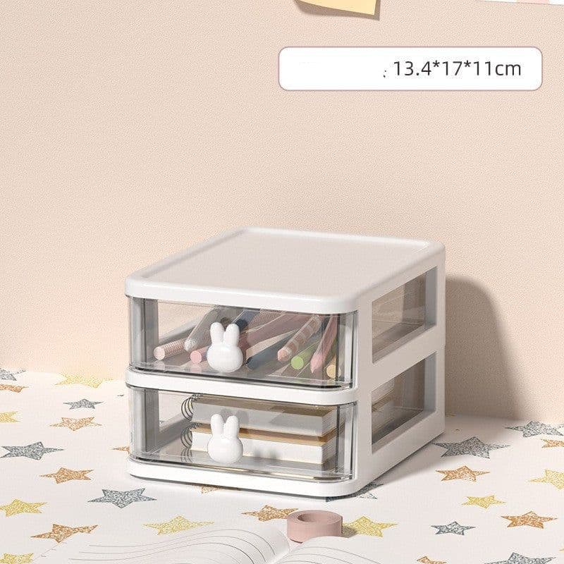 image-Desktop Storage Box Small Drawer Type Children's Hair Clip Headwear Organizing Box