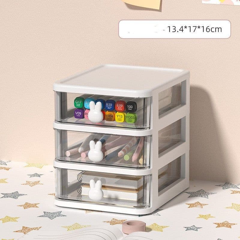 image-Desktop Storage Box Small Drawer Type Children's Hair Clip Headwear Organizing Box