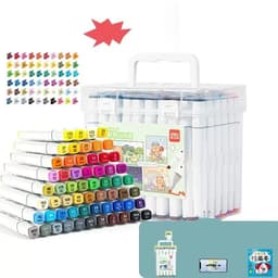 image-Quick-drying Opaque Art Brush Color Double-head Watercolor Pen