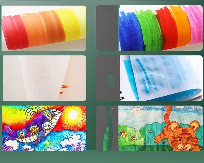 image-Quick-drying Opaque Art Brush Color Double-head Watercolor Pen