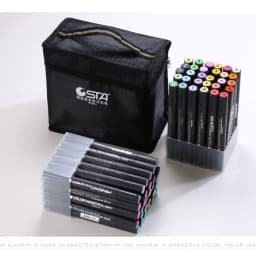 image-Double-headed Alcohol Oily Color Animation Paint Pen For Professional Art Students