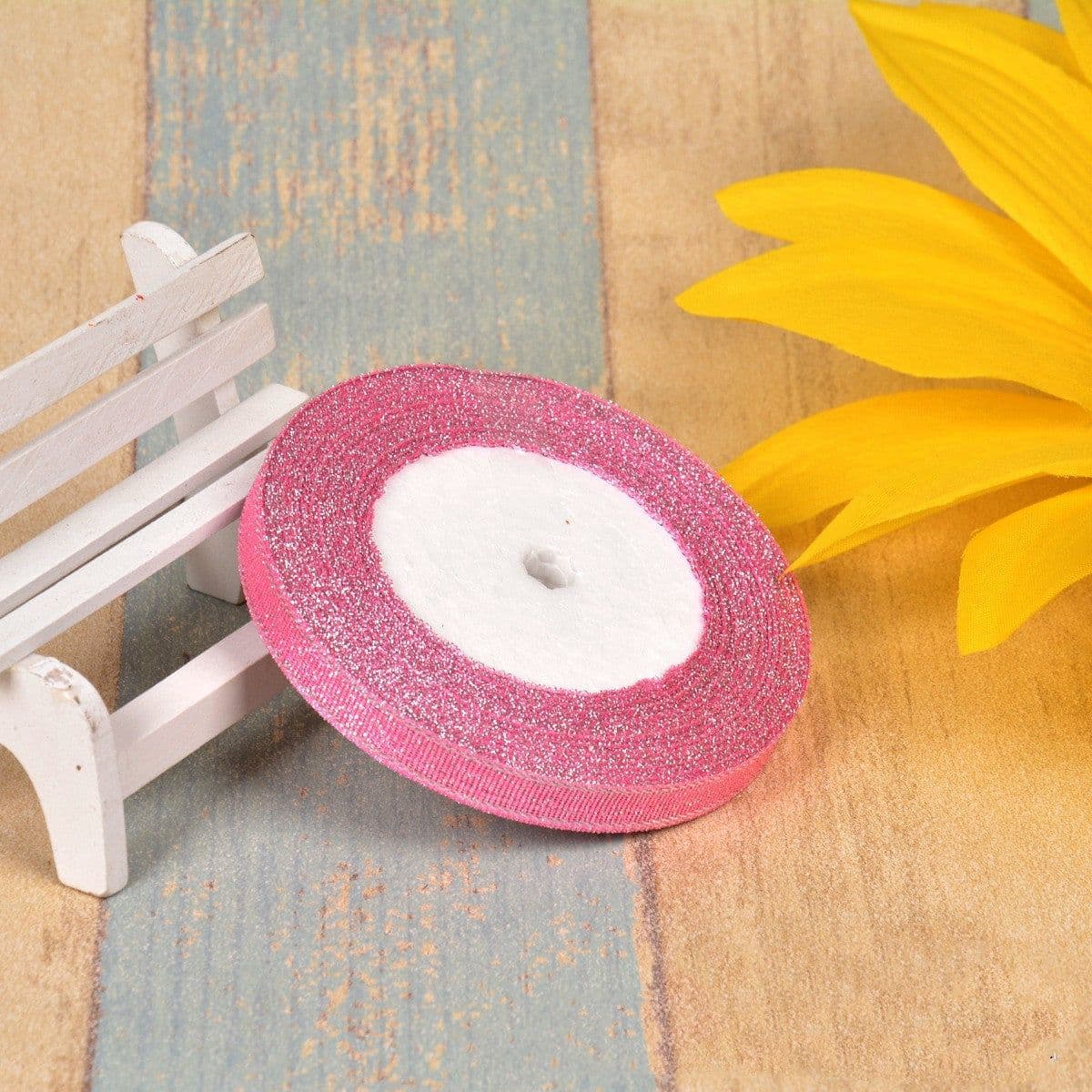 image-1cm Colorful Green Onion With 3 Points Ribbon Bow Gold Silk Silver Polyester Ribbon