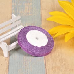 image-1cm Colorful Green Onion With 3 Points Ribbon Bow Gold Silk Silver Polyester Ribbon