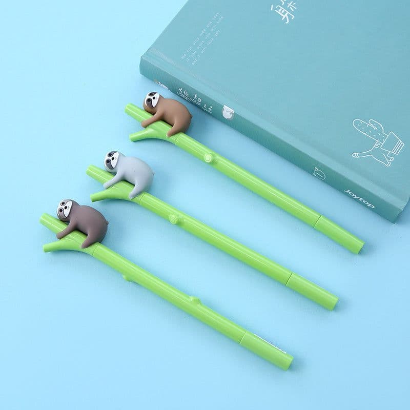 image-Zhongfan Creative Small Black Cute Cartoon Signature Pen