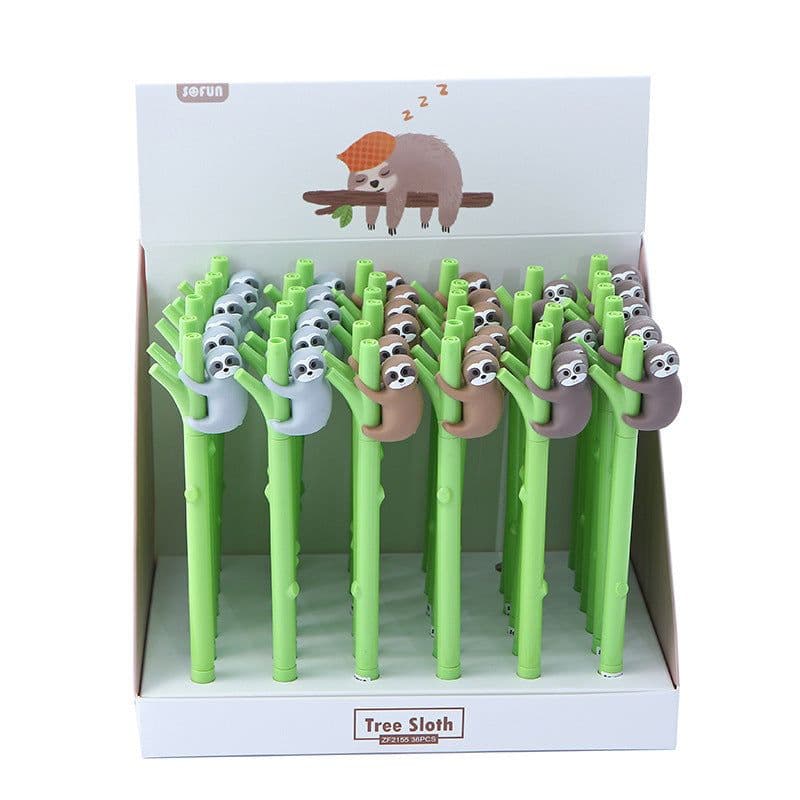 image-Zhongfan Creative Small Black Cute Cartoon Signature Pen