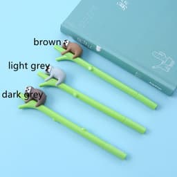 image-Zhongfan Creative Small Black Cute Cartoon Signature Pen