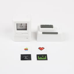 image-Macintosh Styling Retro Personality Transparent Key Cap