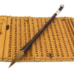 image-Wolf Hao Large And Small Block Steel Rod Brush Longfeng Painting And Calligraphy Set