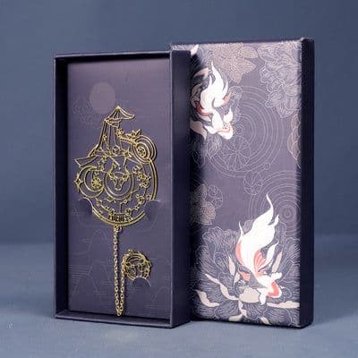 image-Twelve Constellations Series Metal Bookmark Brass Hollowed Out