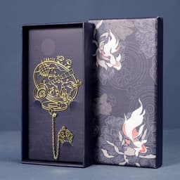 image-Twelve Constellations Series Metal Bookmark Brass Hollowed Out