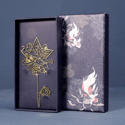 image-Twelve Constellations Series Metal Bookmark Brass Hollowed Out