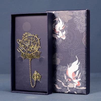image-Twelve Constellations Series Metal Bookmark Brass Hollowed Out