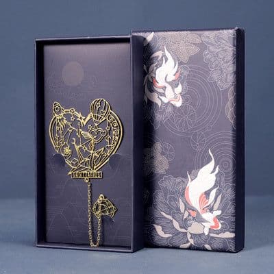image-Twelve Constellations Series Metal Bookmark Brass Hollowed Out