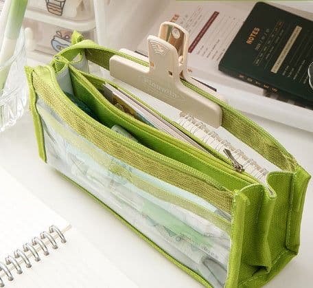 image-Large Capacity Six-layer Transparent Pen Bag Stationery For Primary School Students