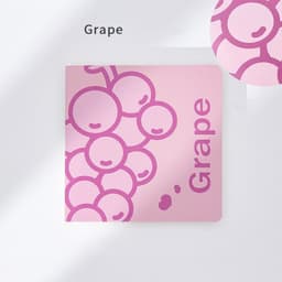 image-Simple Fruit Square Book Notebook Female Students Notepad
