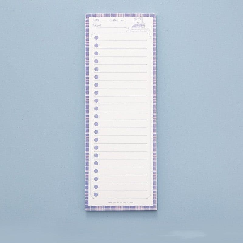 image-Simple Ins Wind Super Long Clause Color Student Notepad