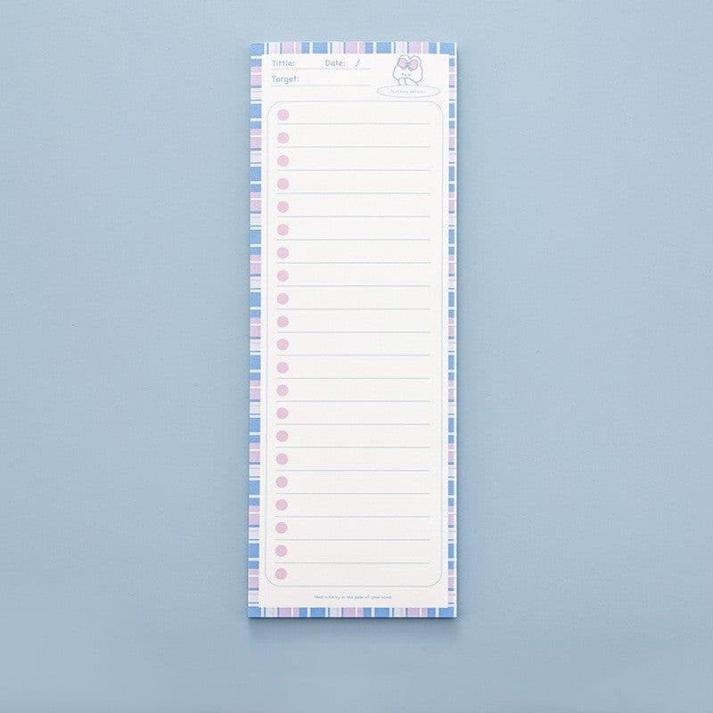 image-Simple Ins Wind Super Long Clause Color Student Notepad
