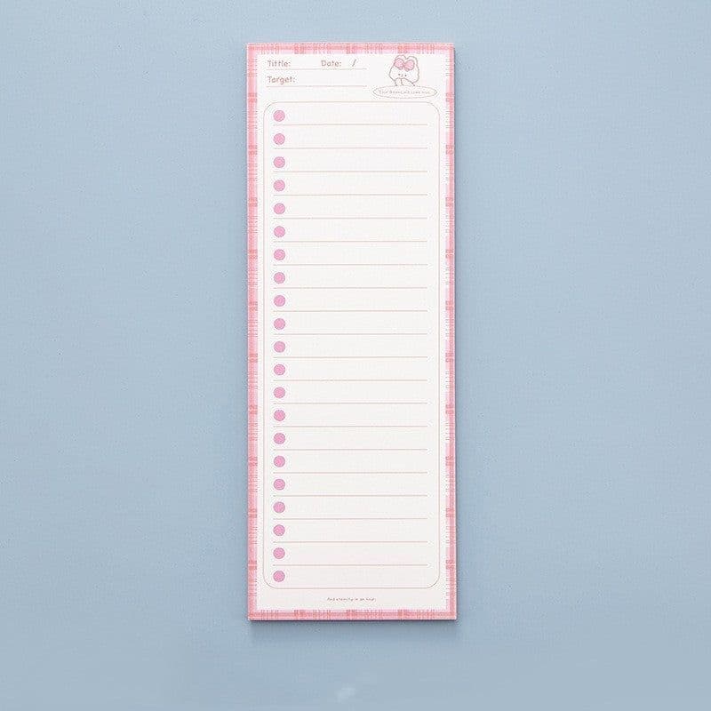 image-Simple Ins Wind Super Long Clause Color Student Notepad