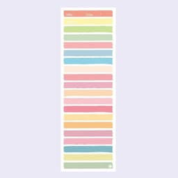 image-Simple Ins Wind Super Long Clause Color Student Notepad