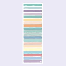 image-Simple Ins Wind Super Long Clause Color Student Notepad