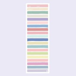 image-Simple Ins Wind Super Long Clause Color Student Notepad