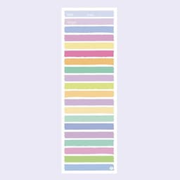 image-Simple Ins Wind Super Long Clause Color Student Notepad
