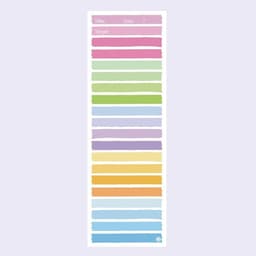 image-Simple Ins Wind Super Long Clause Color Student Notepad