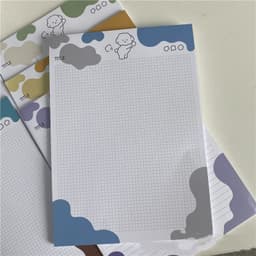 image-INS Wind Marshmallow Dog Korean PP Puppy B5 Word Sticky Note Paper