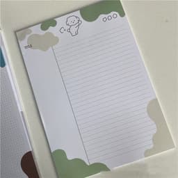 image-INS Wind Marshmallow Dog Korean PP Puppy B5 Word Sticky Note Paper