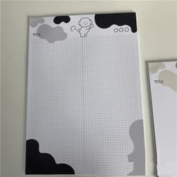 image-INS Wind Marshmallow Dog Korean PP Puppy B5 Word Sticky Note Paper