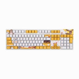 image-Black Jue Hairy Wired Mechanical Keyboard Cherry Key Cap Esports Game Typing