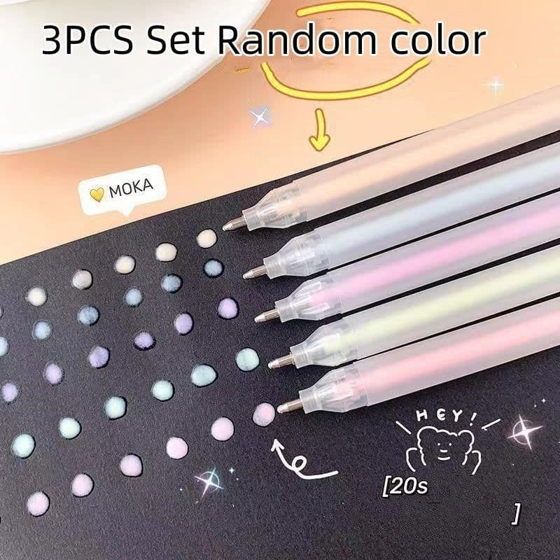 image-Macaroon Color Dispensing Cap-pulling 20-second Quick-drying Dispensing Pen