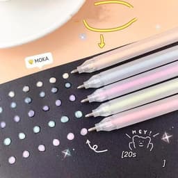 image-Macaroon Color Dispensing Cap-pulling 20-second Quick-drying Dispensing Pen