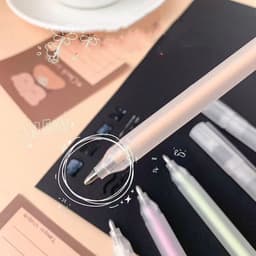 image-Macaroon Color Dispensing Cap-pulling 20-second Quick-drying Dispensing Pen